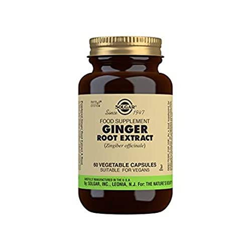 Solgar - Standardized Full Potency Ginger Root Extract, 60 Vegetable Capsules Solgar - Standardized Full Potency Ginger Root Extract, 60 Vegetable Capsules