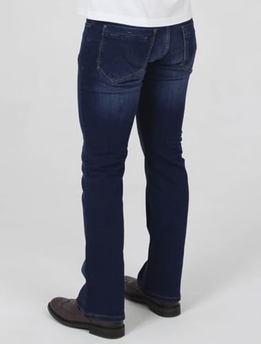 Jean bootcut Reece Mish Mash bleu délavé pour homme