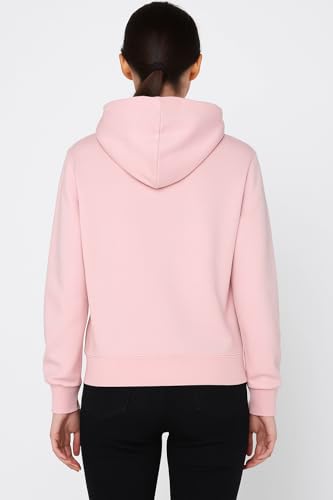 Image of Raves Womens Stylish Printed Hoodie | Trendy Cotton Fleece Hooded Sweatshirt for Women & Girls | Full Sleeve Winter Wear Pullover