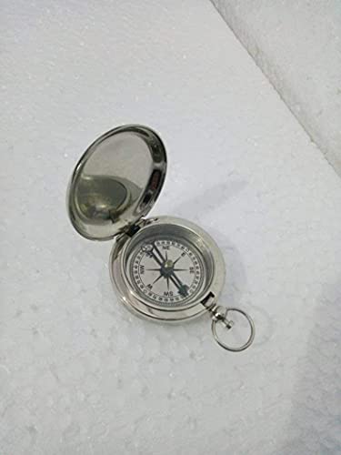 Brújula de bolsillo plegable de latón 2 pulgadas miniatura 2