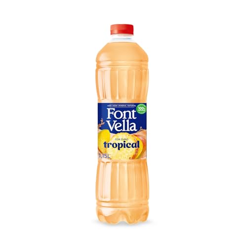 Font Vella Agua Mineral con Zumo de Piña, 1.15L