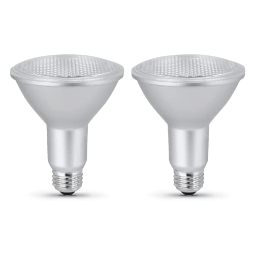 Feit Electric LED PAR30L Bulbs 75W Equivalent Dimmable 3000K Bright White 750 Lumens 22 Year Lifetime E26 Base PAR30 Flood Lights Spotlight Bulb Weatherproof 2 Pack PAR30LDM/930CA/2