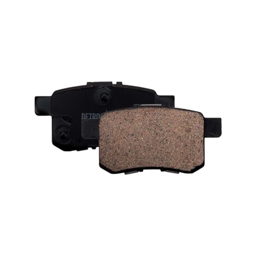 Image of Detroit Axle - Rear Brake Pads for 2008-2017 Honda Accord, 2009-2014 TSX | Ceramic Brake Pads w /Hardware 2010 2011 2012 2013 Replacement