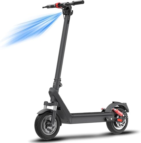 HX X9B Patinete eléctrico Adulto, 25km/h, batería 20Ah, autonomía 60km, 10' neumático Anti-punzión, Frenos de Disco y amortiguación Dobles, LCD, App, Patinete eléctrico para desplazamientos Diarios