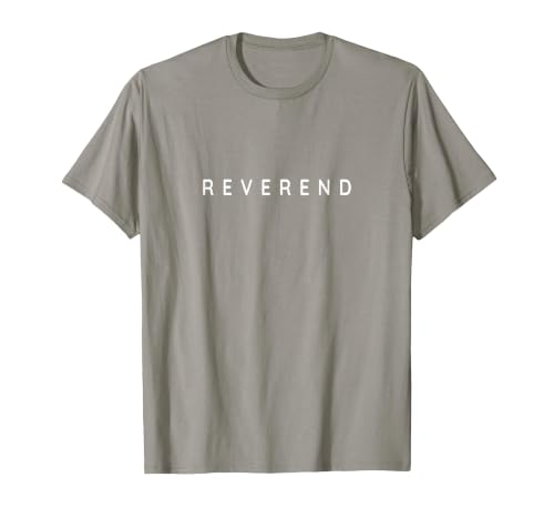 Reverend/Reverends/Protestant/Protestants Modern Font T-Shirt, Men, Slate Grey, Small