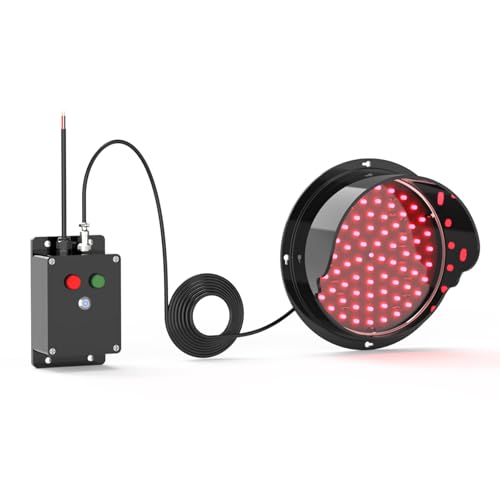 Lampe murale pour feux de circulation LED rouge vert avec télécommande 200 mm - 2
