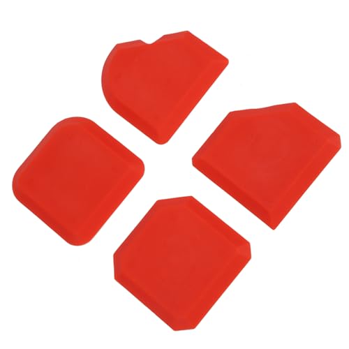 Caulk Scraper 4Pcs Sealant Remover Tool Kit for Glass and Grout Caulking Removal Silicone Cleaner