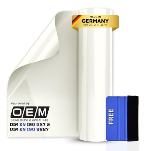 SOLNIT DIN EN ISO 527 - Lámina protectora de protección contra impactos de piedras, resistente a los rayos UV, para coche, moto, bicicleta, fabricado con O rafol Stone Guard(transparente brillante, 15