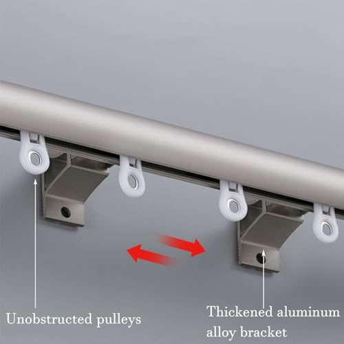 Rails à rideaux robustes 4,5m pour plafond et mur