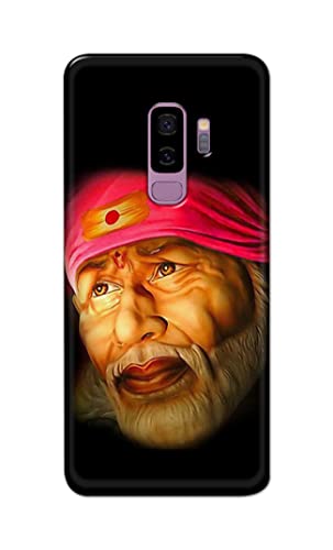 Image of PRINTFIDAA Sai Baba Lord Shiridi Great God Hinduism Religious Hard Back Cover for Samsung Galaxy S9 Plus, G965F, G965F /DS, G965U, G965W, G9650 Back Cover -(P6) KAT1002