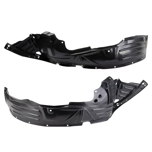 Image of TRQ Front Inner Fender Liner Set Compatible with 2003-2008 Honda Element HO1248122 HO1249123