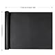 Schwarze, matte Geschenkpapierrolle, 43 cm x 12 m, einfarbiges, perlmuttfarbenes Papier für Hochzeits-, Geburtstags-, Babyparty-, Party- und Festivalgeschenkdekorationen