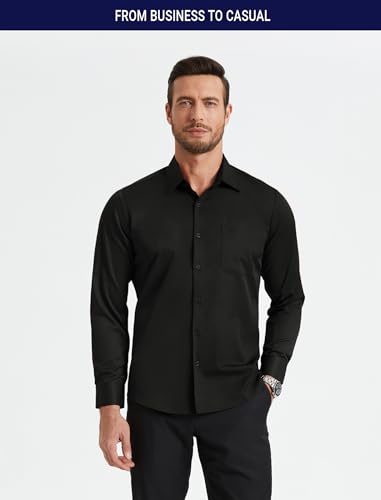 Chemise homme extensible Enlision en coupe classique avec poche