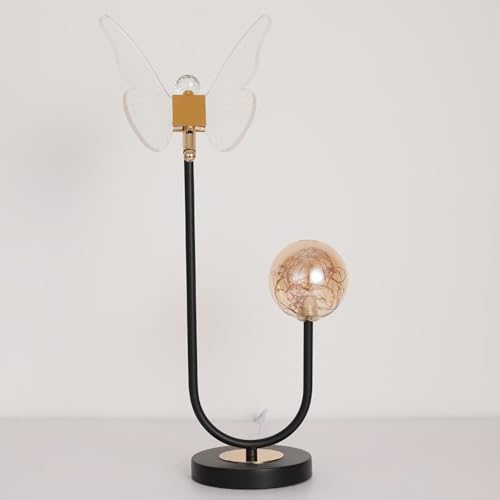 Lampe de chevet papillon à intensité variable multicolore pour salon moderne - 5