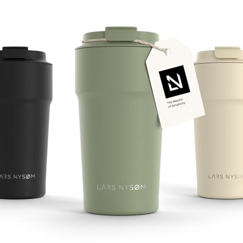 LARS NYSØM Thermo Kaffeebecher to go 500ml | Travel Mug 0,5...