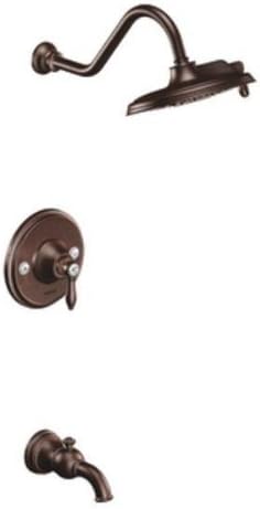 Chrome Posi-Temp(R) tub/shower