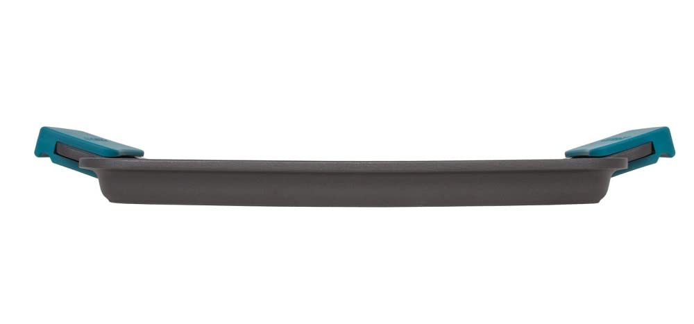 ARCOS Thera Non-Stick Pan Grill, 24 x 24 cm, for Induction, Gas and Glass Ceramic, Cast Aluminium Grill with Ergonomic Handle, Removable and Dishwasher Safe, Black and Blue