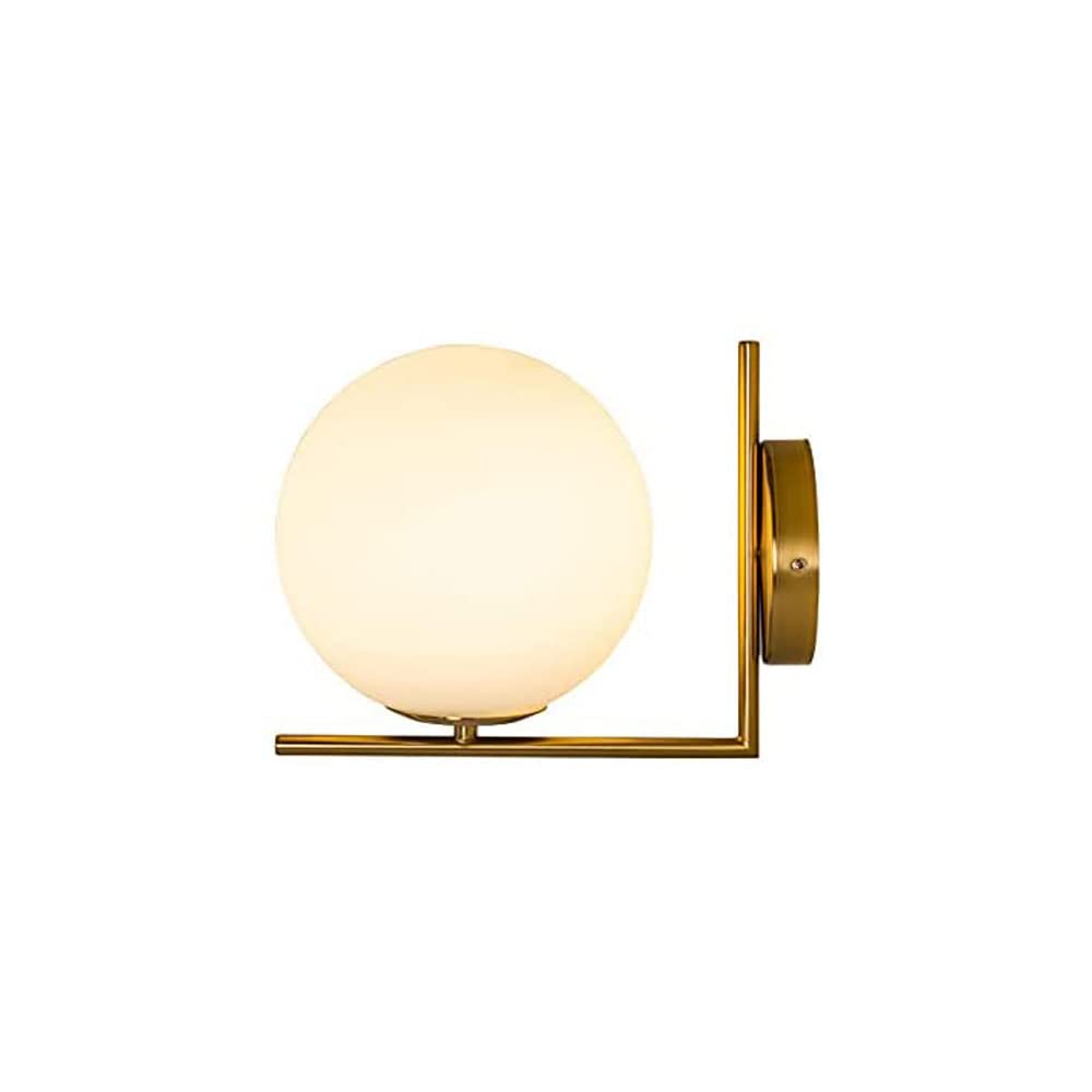 Lámpara de pared de metal nórdico E27 e iluminación interior para dormitorio