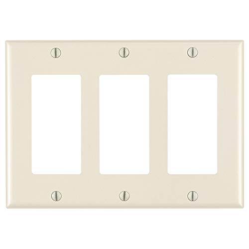 Placa de pared de 3 bandas Leviton para salones y cocinas modernas 2
