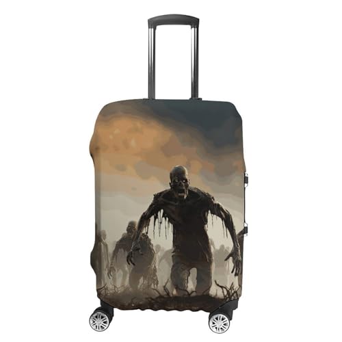 Carry on Luggage Cover Many Zombie Suitcase Covers for Luggages Tsa Approved Travel Luggage Sleeve Protector Elastic Suitcase Protector Anti-Scratch Washable Fits 19-30 Inch Case -L