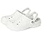 Crocs Unisex Via Lined Clogs White Mens 6, Womens 8 Medium