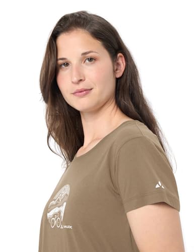 VAUDE Cyclist V T-Shirt Damen Bio-Baumwolle, Oat, Gr. 46 – Ansicht 3