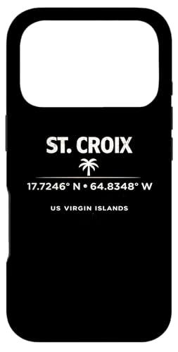 St Croix USVI�R�[�f�B�l�[�g �g���x���f�U�C�� �X�}�z�P�[�X iPhone 17 Pro �p