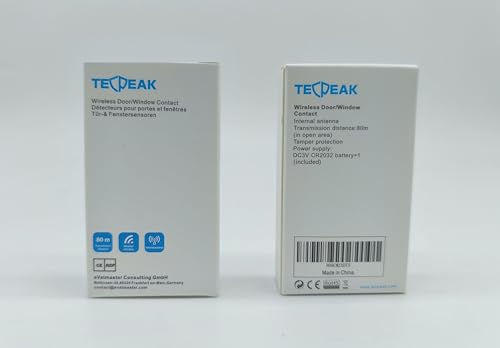 Alarm Sensor, TECPEAK Alarm for Doors and Windows with Anti-Theft Control, Works with TECPEAK Alarm System with Security - Image 2