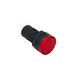 Electronic Spices 220v 20ma Ac Flush Panel Mount Led Indicator Light Red Color
