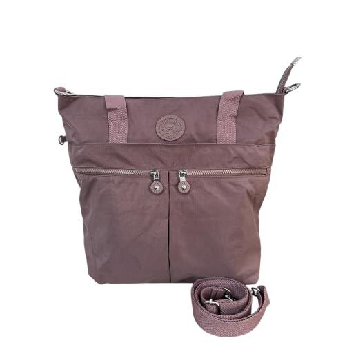 Image of CHIBAO Tote Bag for Women & Men, Polyester, Large Capacity Shoulder Bag, Handbag, Dual Handles, Multiple Pockets, Multipurpose, Everyday, Office, College, Travel, Shopping, Purse, Casual Bag