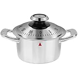 Tofficu Mechanischer Küchentimer Topf 60 Minuten Küchenwecker ohne Batterie Kreativer Back und...