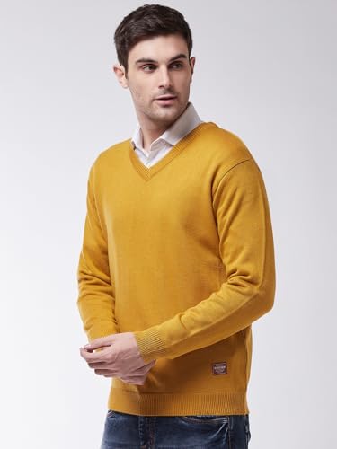 Image of Pivl Men's Winter V Neck Solid Sweaters ||Winterwear||