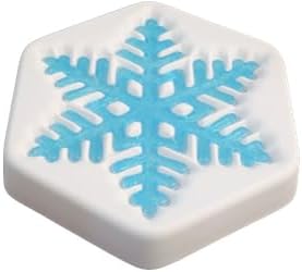 7"X 6" Deep 1" December Snowflake Mold Glass Fusing