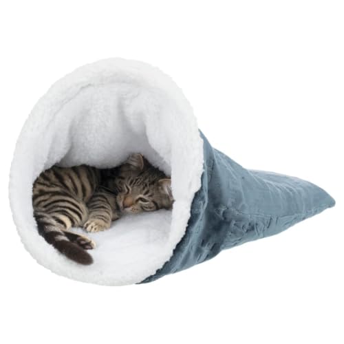 TRIXIE 36391 Kuschelsack Paul, ø 40 × 60 cm, blau/weiß