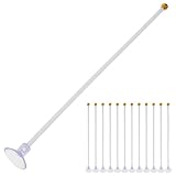 GANAZONO 多機能 プラスチック製 旗竿ホルダー 20個セット 車用 吸盤マウント 旗竿保持具 屋外装飾用 車両旗掲揚アクセサリー