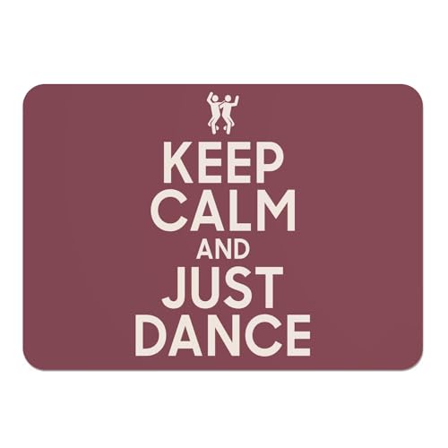 Napperons de table Keep Calm rouge pour animer vos repas de fête