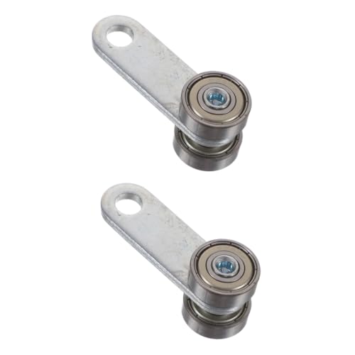 OSALADI 2pcs Heavy Duty Trolley Assembly 2 Wheel Sliding Door Roller Window Door Rollers