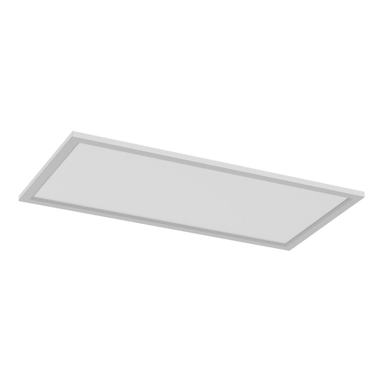 IMPTS LED Panel Deckenleuchte 60x30cm Dimmbar LED Deckenlampe flach mit Fernbedienung 3000K-6500K Warmweiß Naturweiß Kaltweiß 30W Lampe für Büro Schlafzimmer Esszimmer Flur Hotel