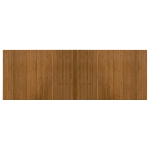 vidaXL Tapis rectangulaire Marron 70x200 cm Bambou, Tapis de Salon, Tapis rectangulaire, Tapis Moderne, Tapis de Chambre à Coucher, Tapis en Bambou