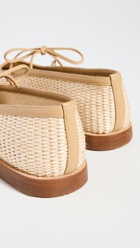 KAANAS Women's Lexie Basketweave Ballerina Flats4