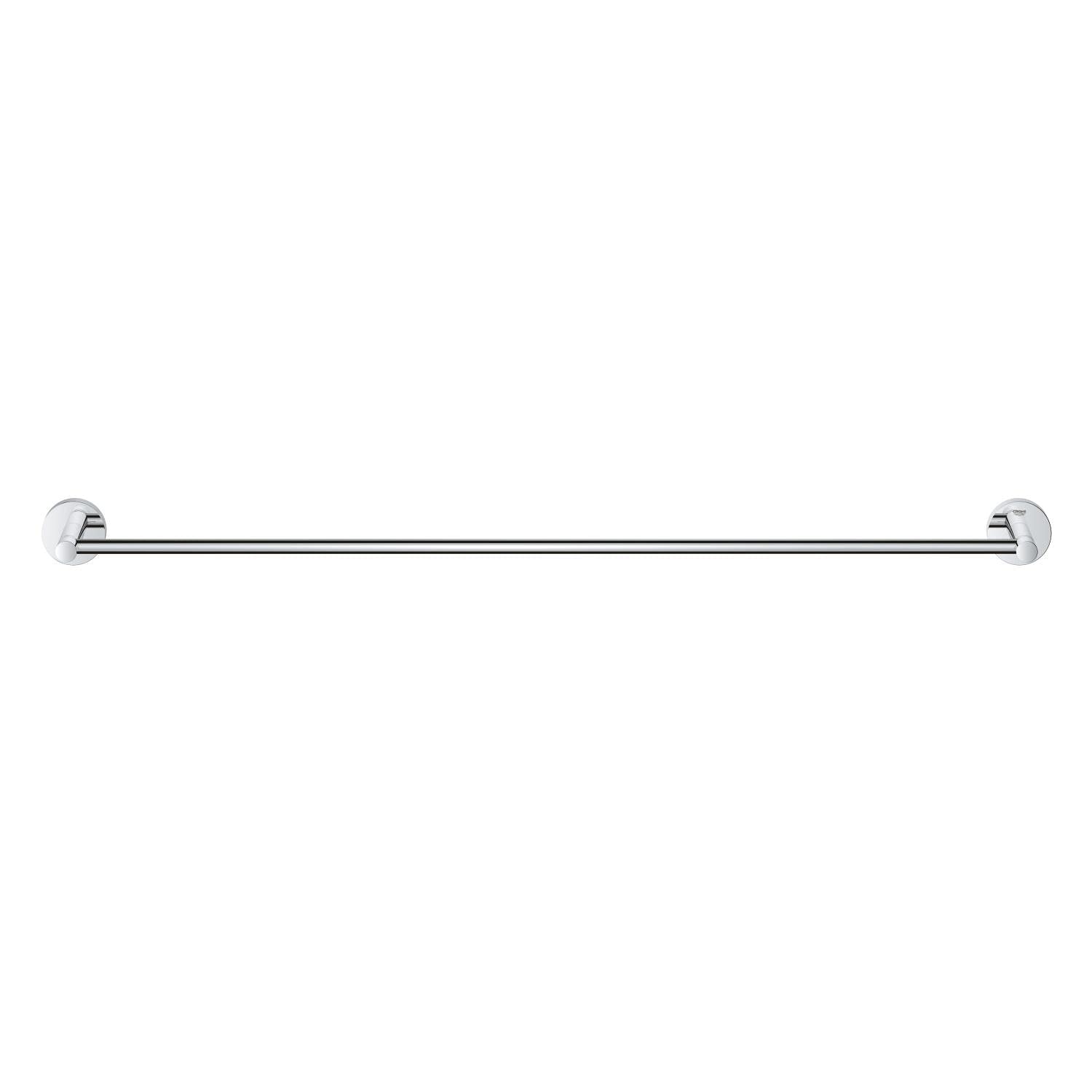 Grohe Start Barre Porte-Serviettes pour Salle De Bain, 854 Mm, Fixations Cachées, Métal, A Coller avec Grohe Quickglue Ou À Visser, Chromé, 41187000
