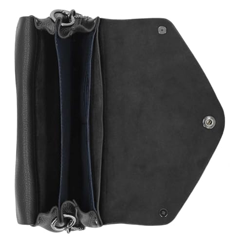 Harley-Davidson Women's Bar & Shield Leather Flap Crossbody Purse - Black4