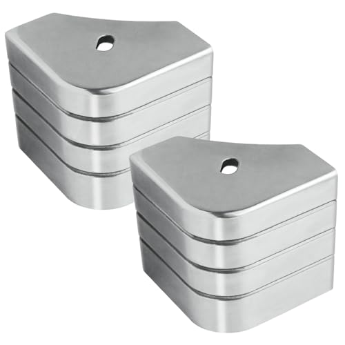 Embouts d'angle de ponton en aluminium robustes pour quai et bateau x2