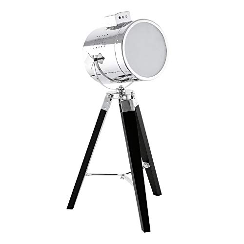 Preisvergleich Produktbild EGLO UPSTREET Tischleuchte Holz 60 W, schwarz