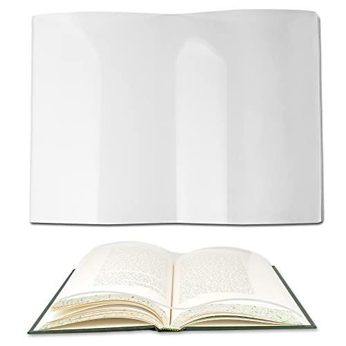 Buchseiten-Acryl-Gewichtshalter, hochwertiges, transparentes Material, 30,5 x 22,9 cm, freihändiges Lesezeichen-Zubehör, tolles Geschenk für Buchliebhaber Cover