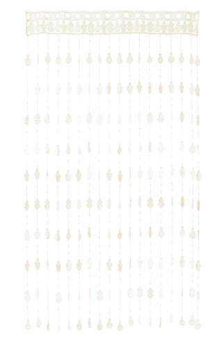 現代百貨 レースカーテン ポット アイボリー K294-IV