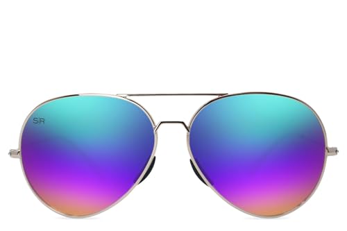Image of Shady Rays Aviator Tangle Free - Polarized Womens Sunglasses