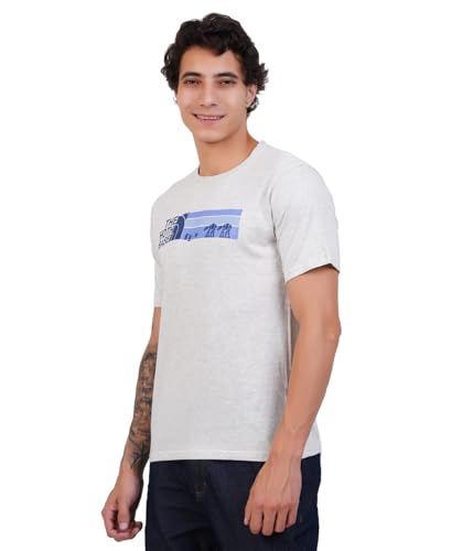 Image of Men's Super Combed Cotton Round Neck Half Sleeve T-Shirt | Soft Breathable Cotton Fabric | Stylish Comfortable Wearfor Men | Quality Regular Fit