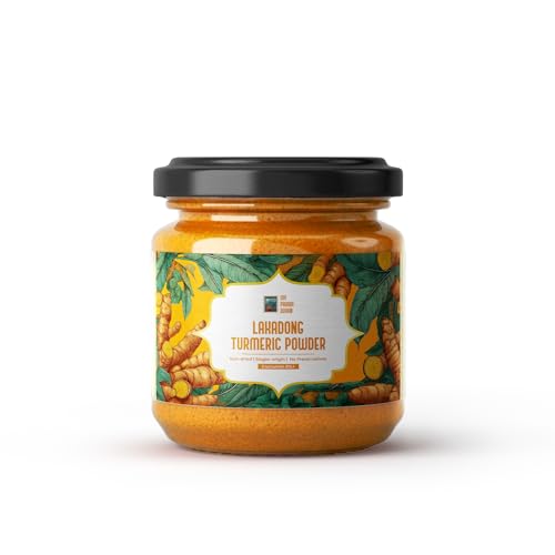 Image of My Pahadi Dukan Lakadong Turmeric Powder 100g, Single-Origin, 8-10% Curcumin, Hand-Harvested & Sun-Dried, Pure & Chemical-Free Haldi, Strong Aroma & Deep Golden Color, Lab-Tested, from Meghalaya