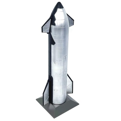 WANSUPYIN 1:200 Alloy S24 Falcon Heavy Dragon Spaceship Model for Collection